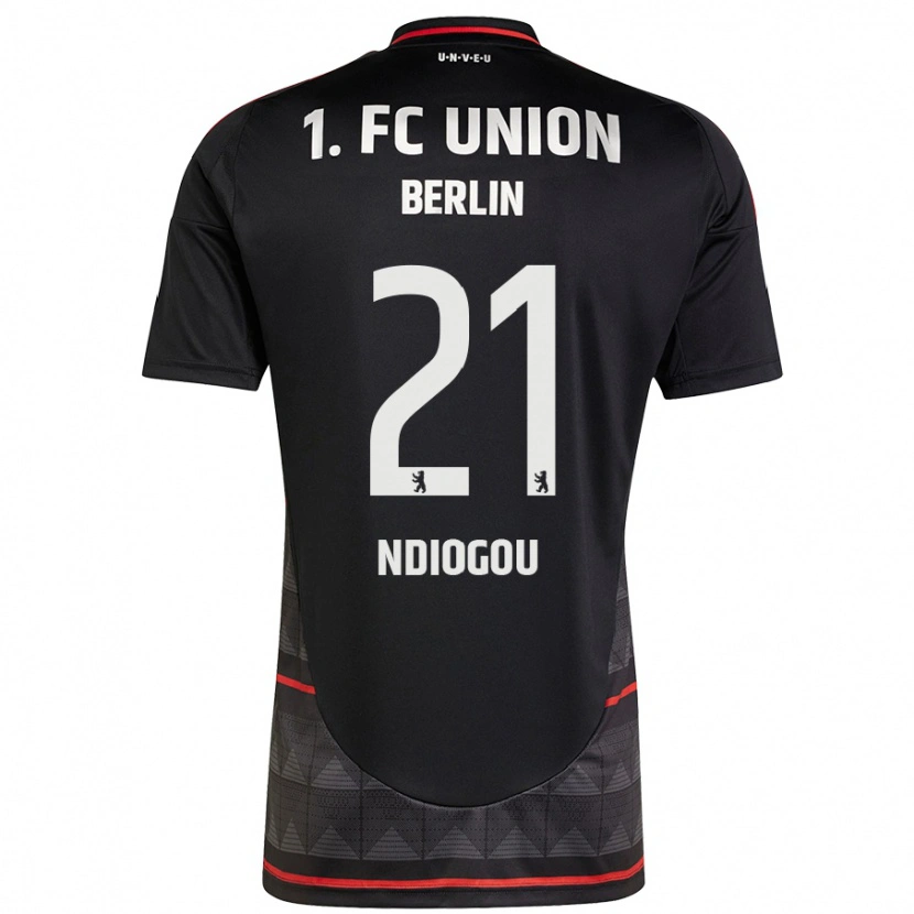 Danxen Kinder Pape-Omar Ndiogou #21 Schwarz Auswärtstrikot Trikot 2024/25 T-Shirt Schweiz