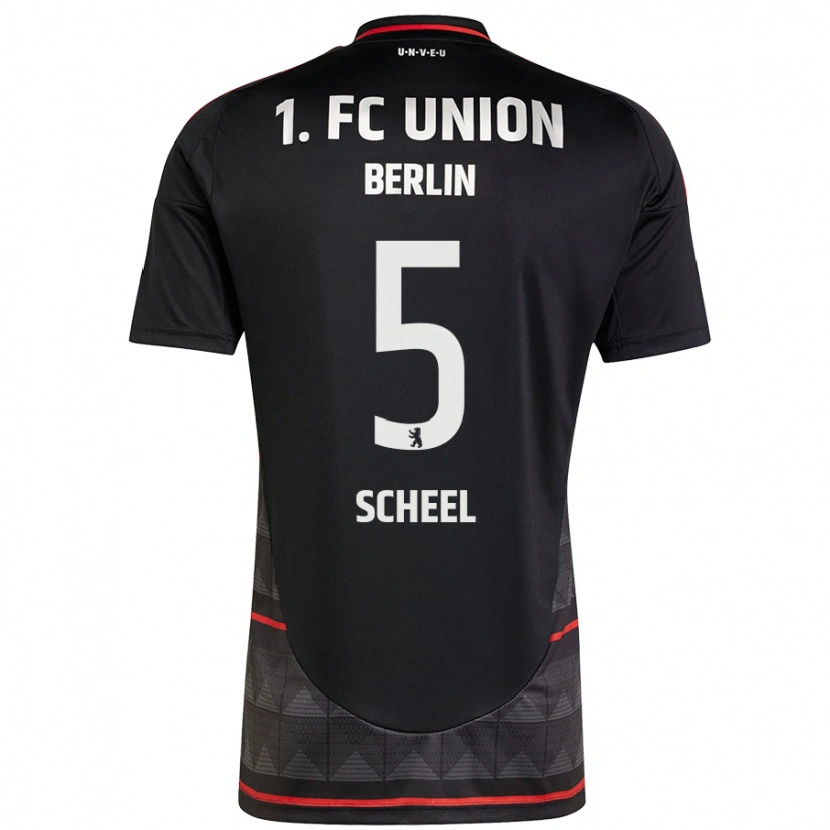 Danxen Kinder Luca Scheel #5 Schwarz Auswärtstrikot Trikot 2024/25 T-Shirt Schweiz