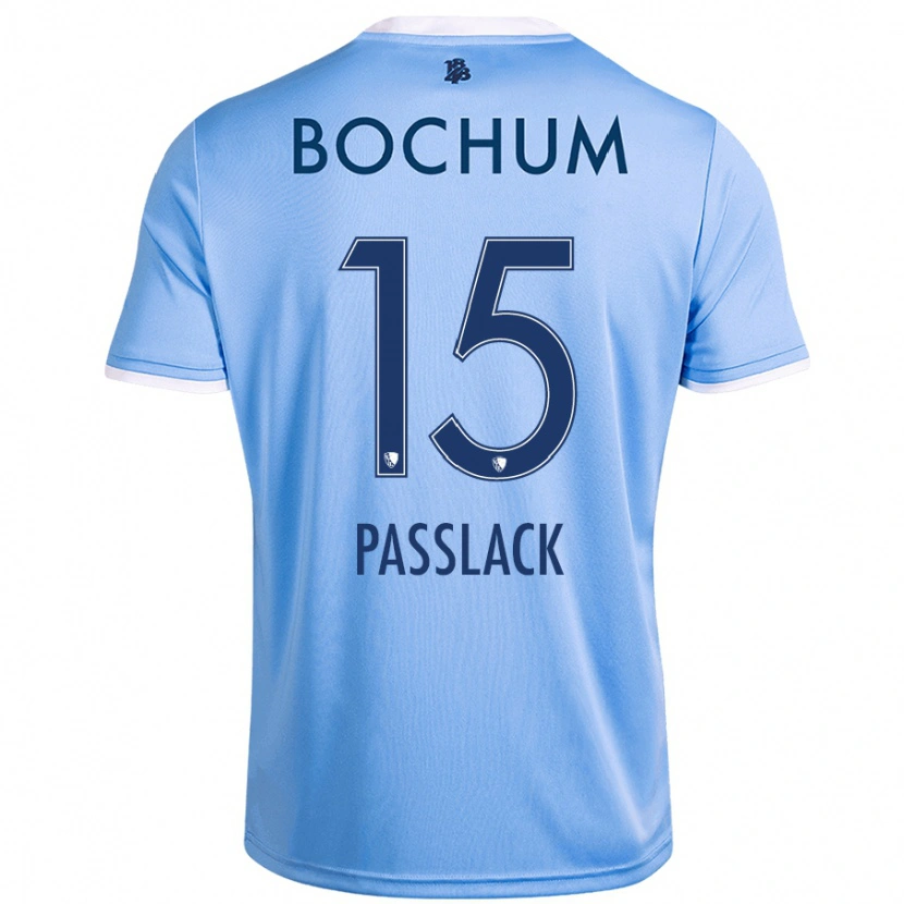 Danxen Kinder Felix Passlack #15 Himmelblau Auswärtstrikot Trikot 2024/25 T-Shirt Schweiz