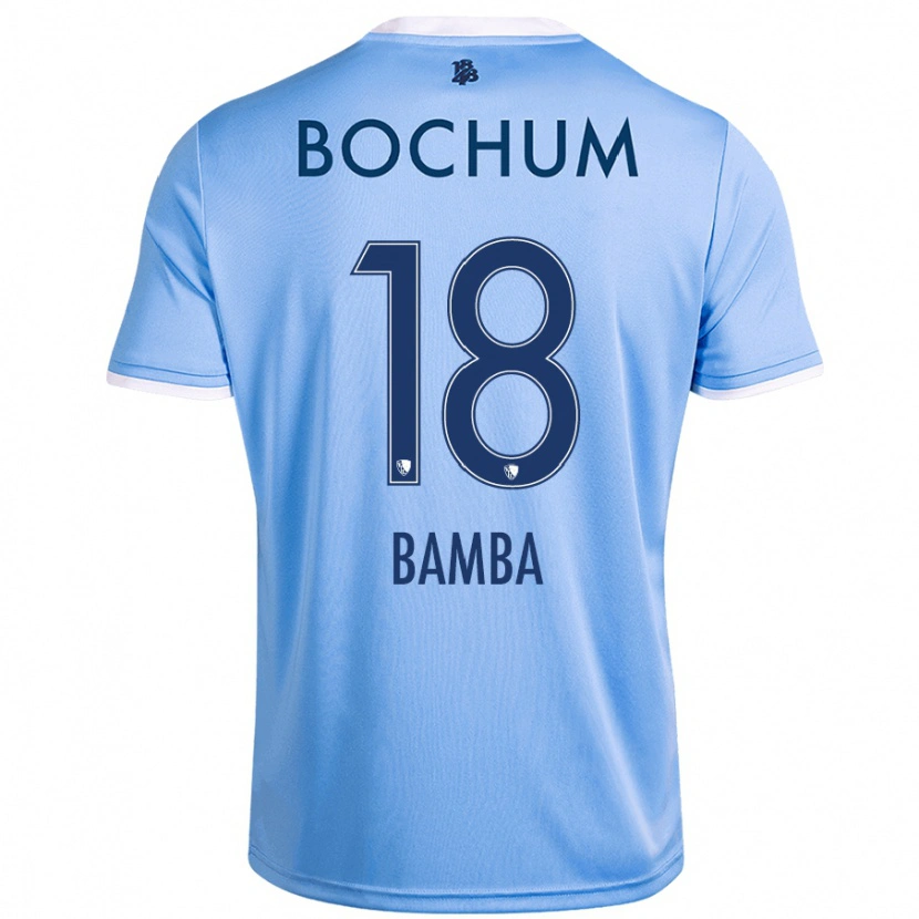 Danxen Kinder Samuel Bamba #18 Himmelblau Auswärtstrikot Trikot 2024/25 T-Shirt Schweiz