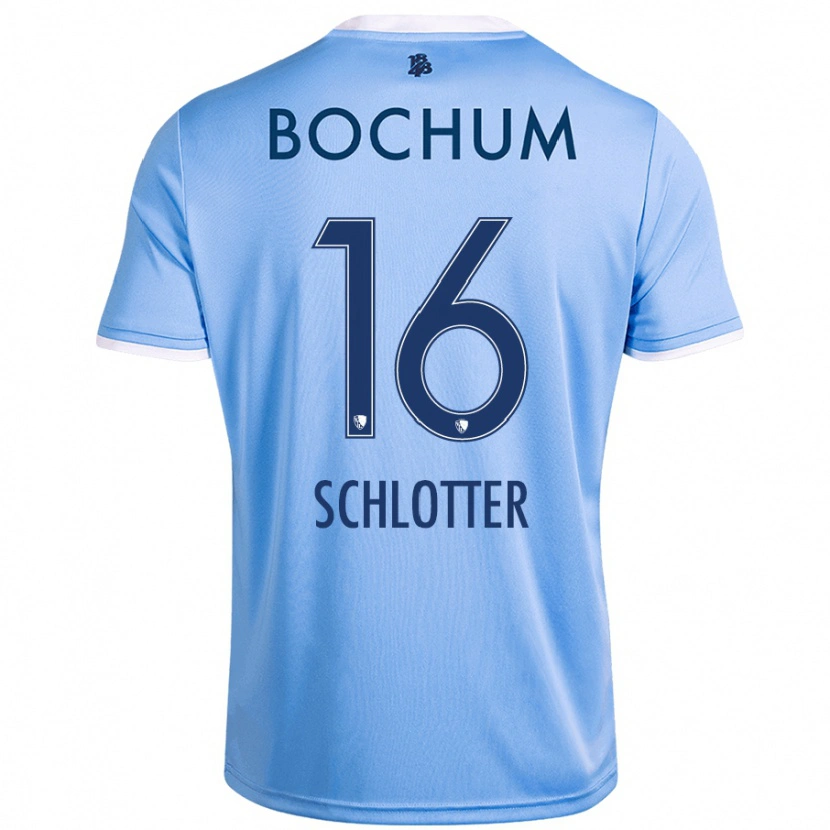 Danxen Kinder Joel Schlotter #16 Himmelblau Auswärtstrikot Trikot 2024/25 T-Shirt Schweiz