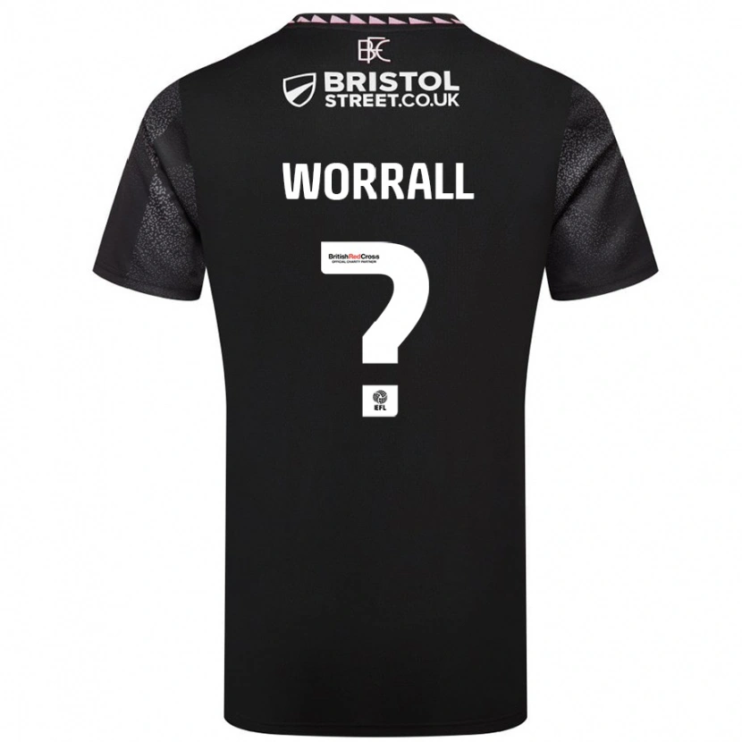 Danxen Kinder Joe Worrall #0 Schwarz Auswärtstrikot Trikot 2024/25 T-Shirt Schweiz