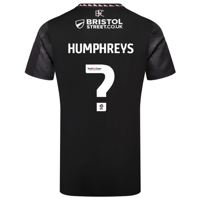 Danxen Kinder Bashir Humphreys #0 Schwarz Auswärtstrikot Trikot 2024/25 T-Shirt Schweiz