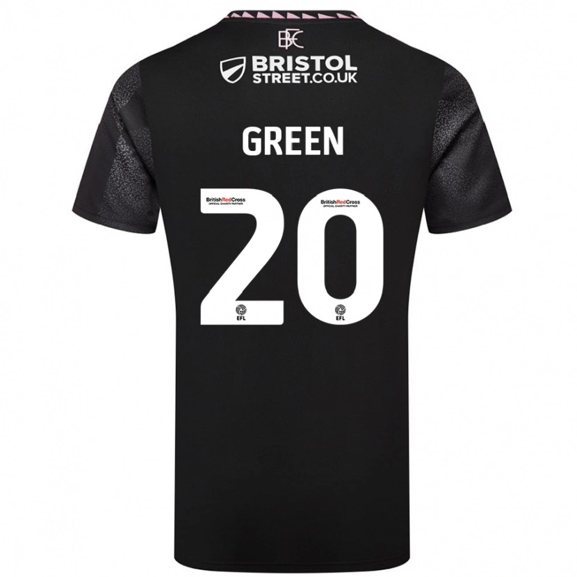 Danxen Kinder Etienne Green #20 Schwarz Auswärtstrikot Trikot 2024/25 T-Shirt Schweiz