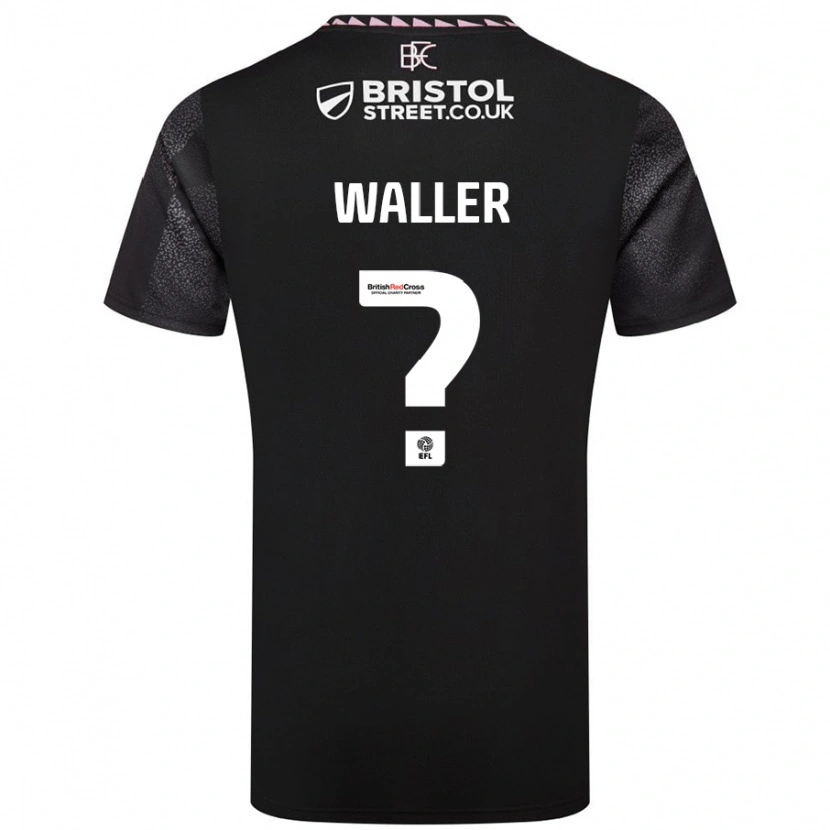 Danxen Kinder Sam Waller #0 Schwarz Auswärtstrikot Trikot 2024/25 T-Shirt Schweiz