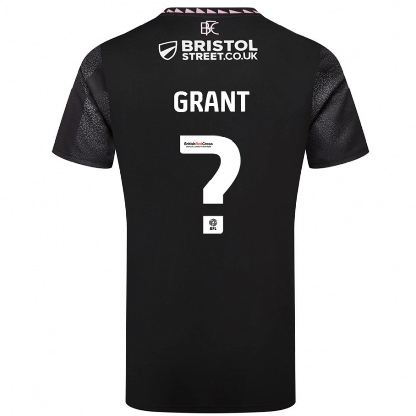 Danxen Kinder Bradley Grant #0 Schwarz Auswärtstrikot Trikot 2024/25 T-Shirt Schweiz