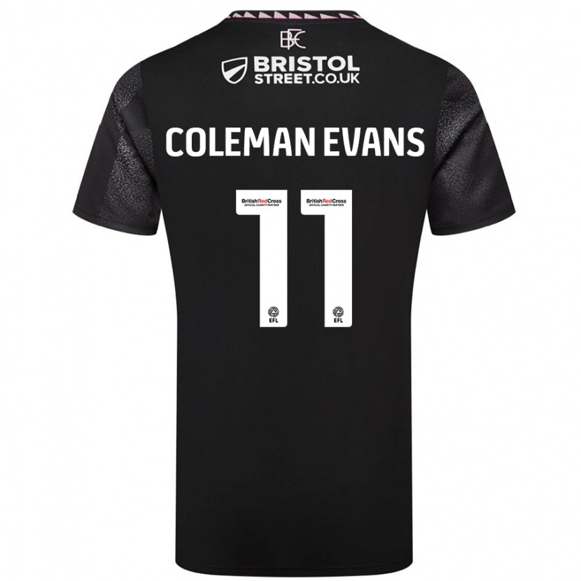 Danxen Kinder Amaya Coleman-Evans #11 Schwarz Auswärtstrikot Trikot 2024/25 T-Shirt Schweiz