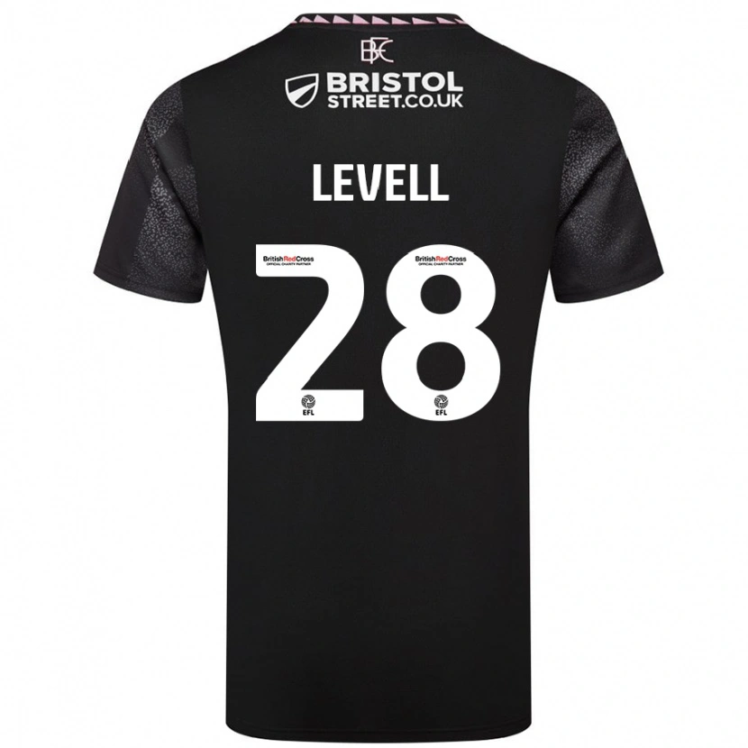 Danxen Kinder Kirstie Levell #28 Schwarz Auswärtstrikot Trikot 2024/25 T-Shirt Schweiz