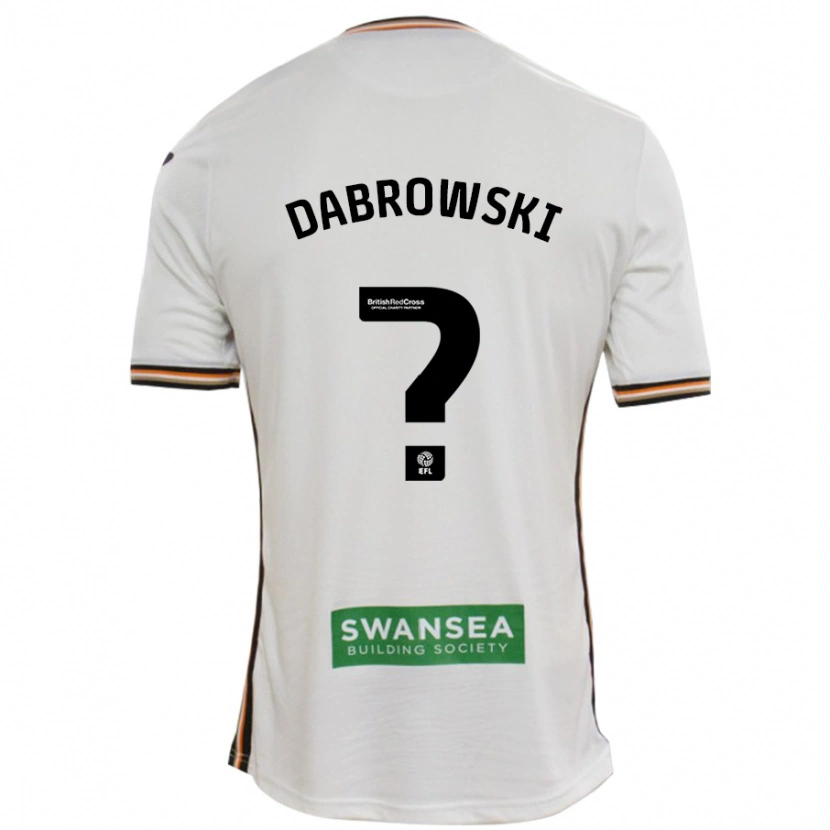 Danxen Herren Sebastian Dabrowski #0 Rot Weiß Heimtrikot Trikot 2024/25 T-Shirt Schweiz