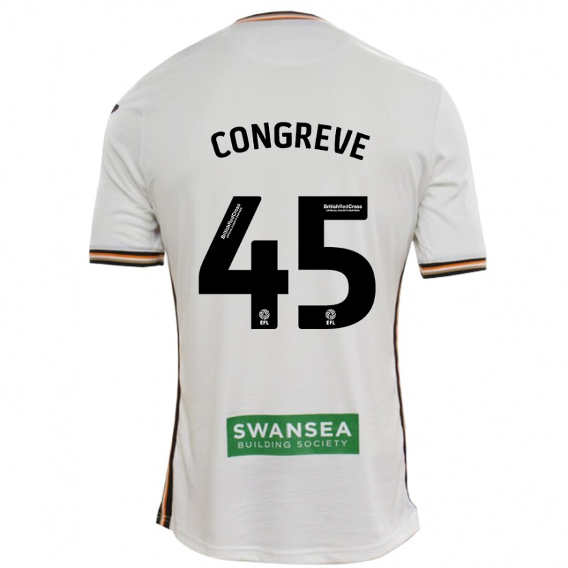 Danxen Herren Cameron Congreve #45 Rot Weiß Heimtrikot Trikot 2024/25 T-Shirt Schweiz