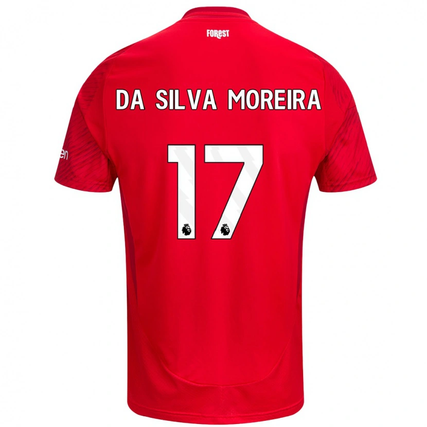 Danxen Herren Eric Da Silva Moreira #17 Rot Weiß Heimtrikot Trikot 2024/25 T-Shirt Schweiz