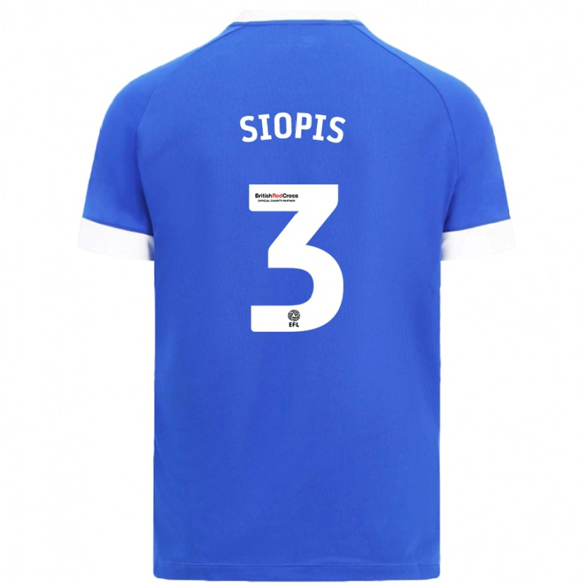 Danxen Herren Manolis Siopis #3 Himmelblau Heimtrikot Trikot 2024/25 T-Shirt Schweiz