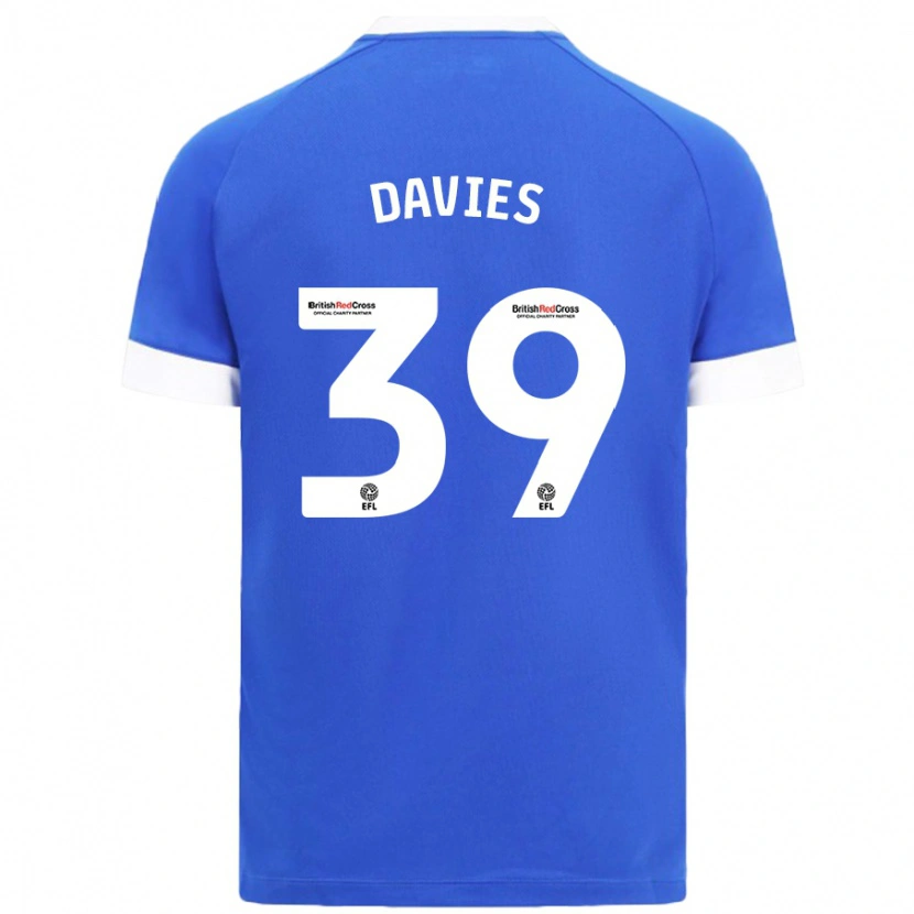 Danxen Herren Isaak Davies #39 Himmelblau Heimtrikot Trikot 2024/25 T-Shirt Schweiz