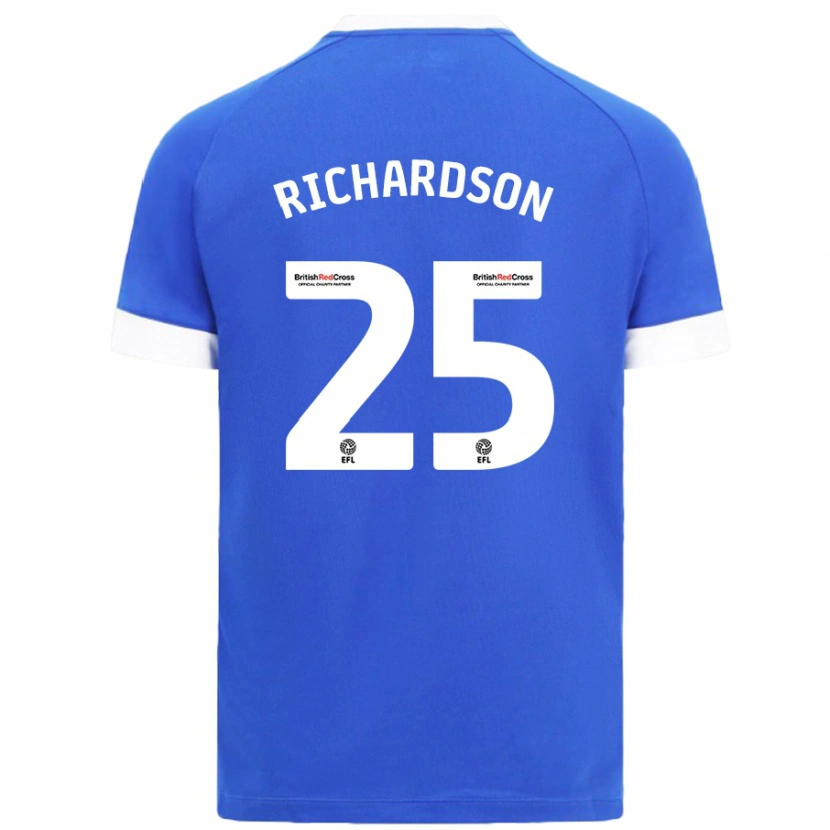 Danxen Herren Tija Richardson #25 Himmelblau Heimtrikot Trikot 2024/25 T-Shirt Schweiz