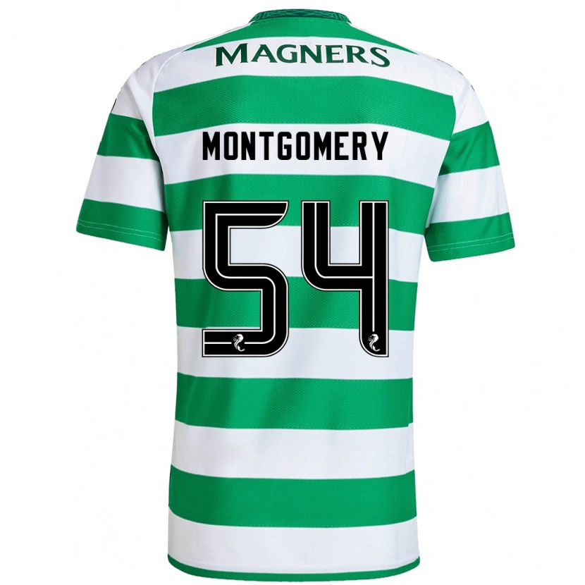 Danxen Herren Adam Montgomery #54 Grün Weiß Heimtrikot Trikot 2024/25 T-Shirt Schweiz