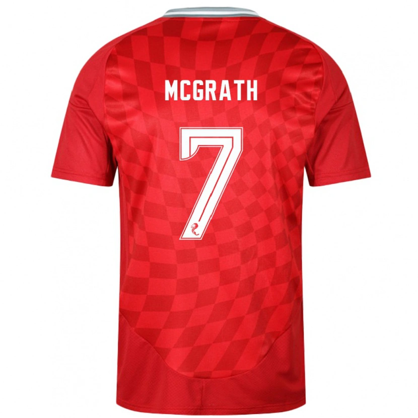 Danxen Herren Jamie Mcgrath #7 Rot Heimtrikot Trikot 2024/25 T-Shirt Schweiz