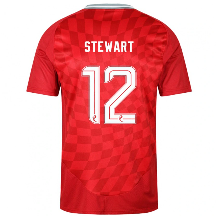 Danxen Herren Hannah Stewart #12 Rot Heimtrikot Trikot 2024/25 T-Shirt Schweiz