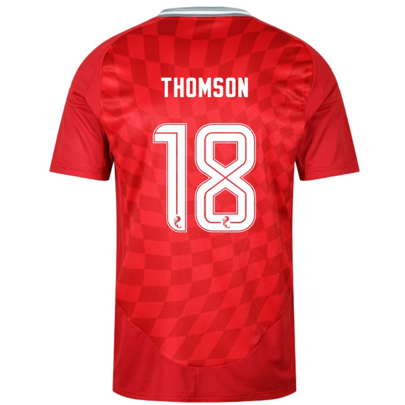 Danxen Herren Eva Thomson #18 Rot Heimtrikot Trikot 2024/25 T-Shirt Schweiz