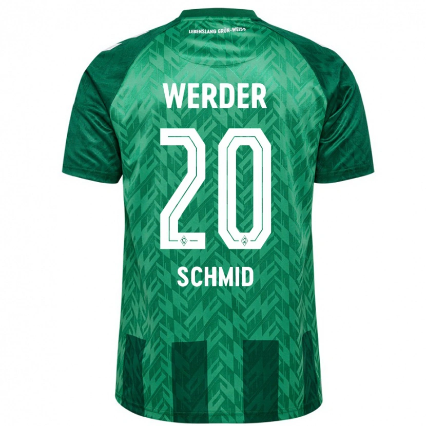 Danxen Herren Romano Schmid #20 Grün Heimtrikot Trikot 2024/25 T-Shirt Schweiz