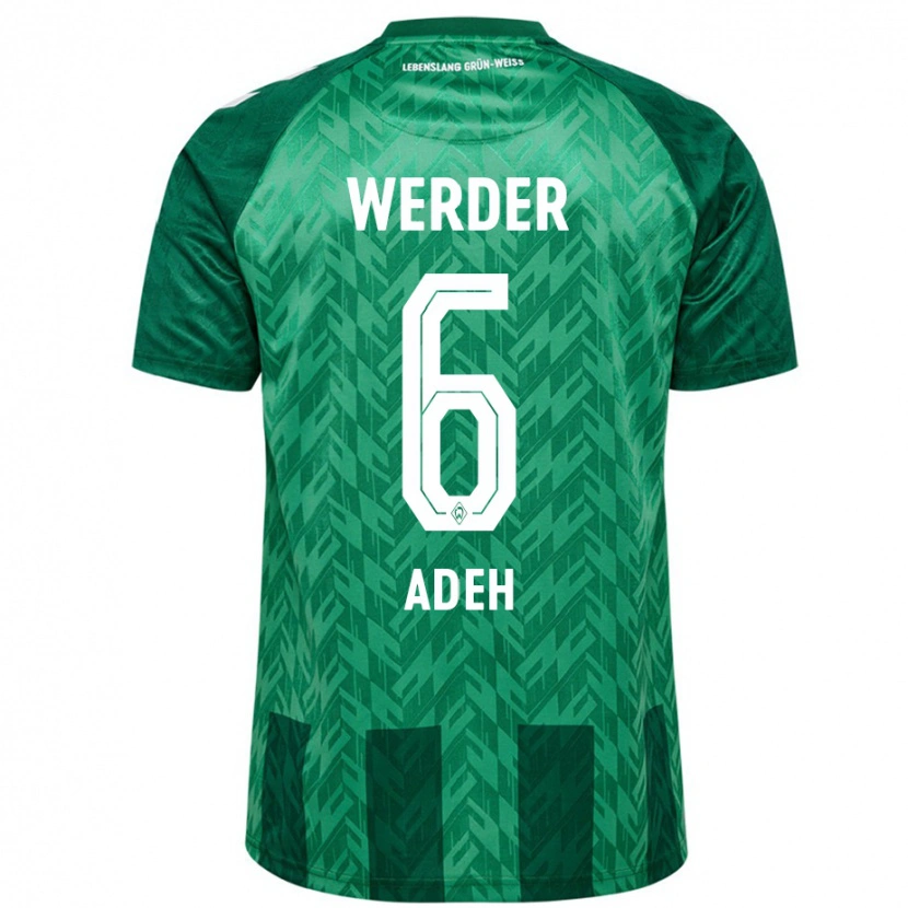 Danxen Herren Wesley Adeh #6 Grün Heimtrikot Trikot 2024/25 T-Shirt Schweiz