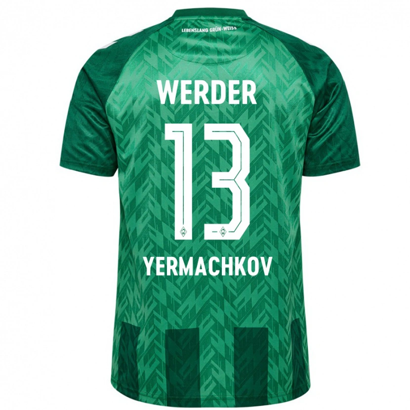 Danxen Herren Ivan Yermachkov #13 Grün Heimtrikot Trikot 2024/25 T-Shirt Schweiz