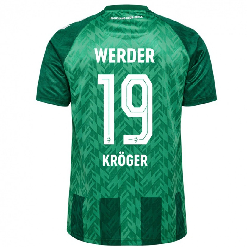 Danxen Herren Moritz Kröger #19 Grün Heimtrikot Trikot 2024/25 T-Shirt Schweiz