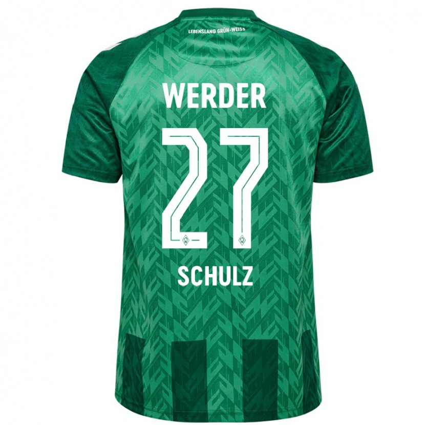 Danxen Herren Ole Schulz #27 Grün Heimtrikot Trikot 2024/25 T-Shirt Schweiz