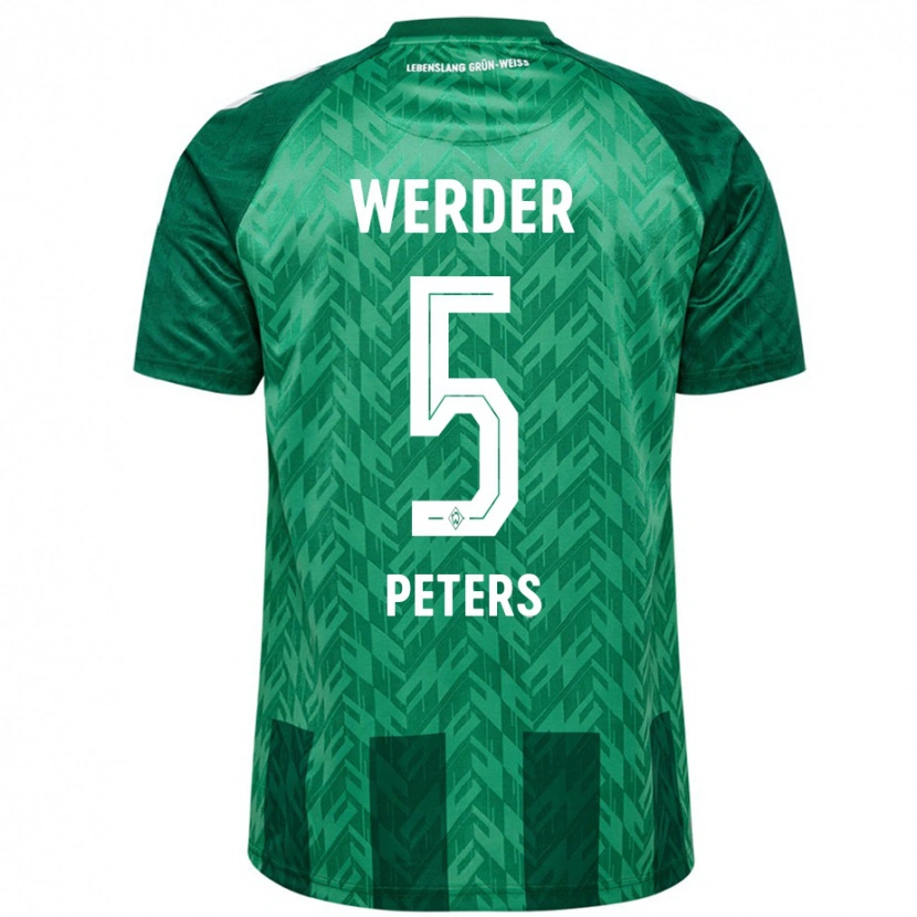 Danxen Herren Joshua Peters #5 Grün Heimtrikot Trikot 2024/25 T-Shirt Schweiz