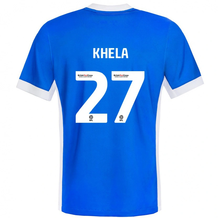 Danxen Herren Brandon Khela #27 Blau Weiß Heimtrikot Trikot 2024/25 T-Shirt Schweiz