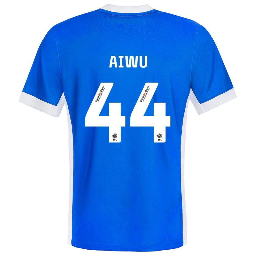 Danxen Herren Emanuel Aiwu #44 Blau Weiß Heimtrikot Trikot 2024/25 T-Shirt Schweiz