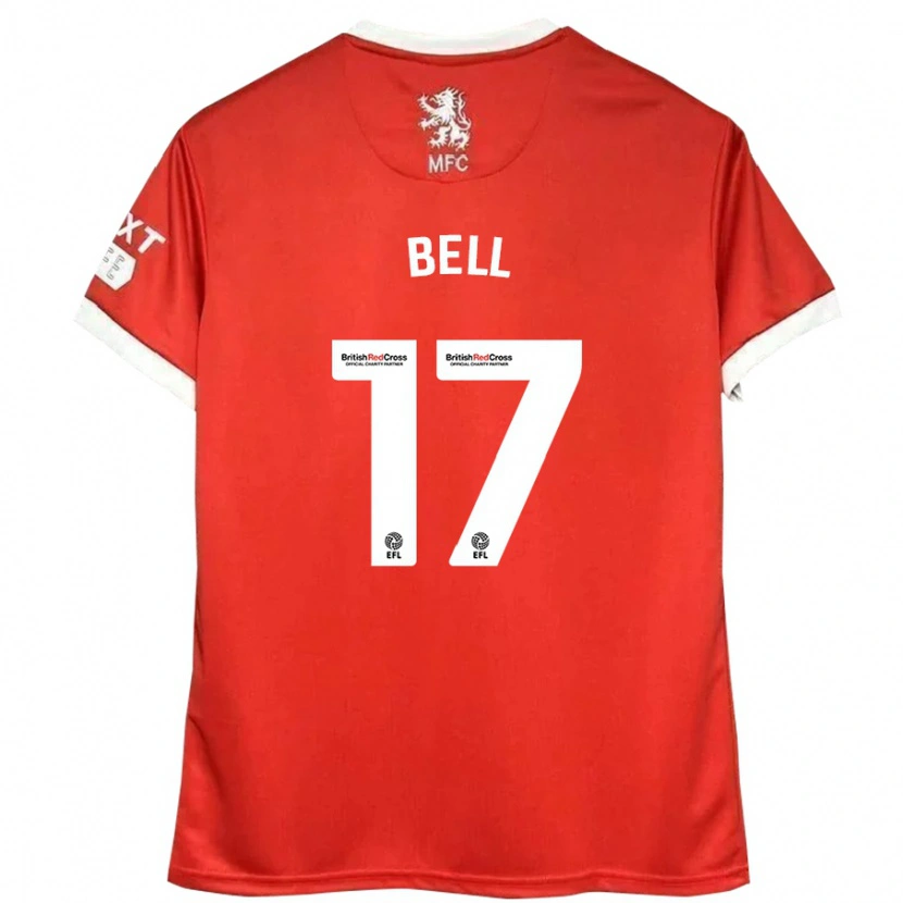 Danxen Herren Millie Bell #17 Rot Weiß Heimtrikot Trikot 2024/25 T-Shirt Schweiz