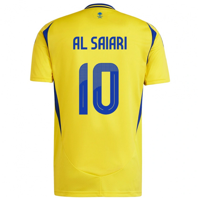 Danxen Herren Mubarkh Al-Saiari #10 Gelb Blau Heimtrikot Trikot 2024/25 T-Shirt Schweiz