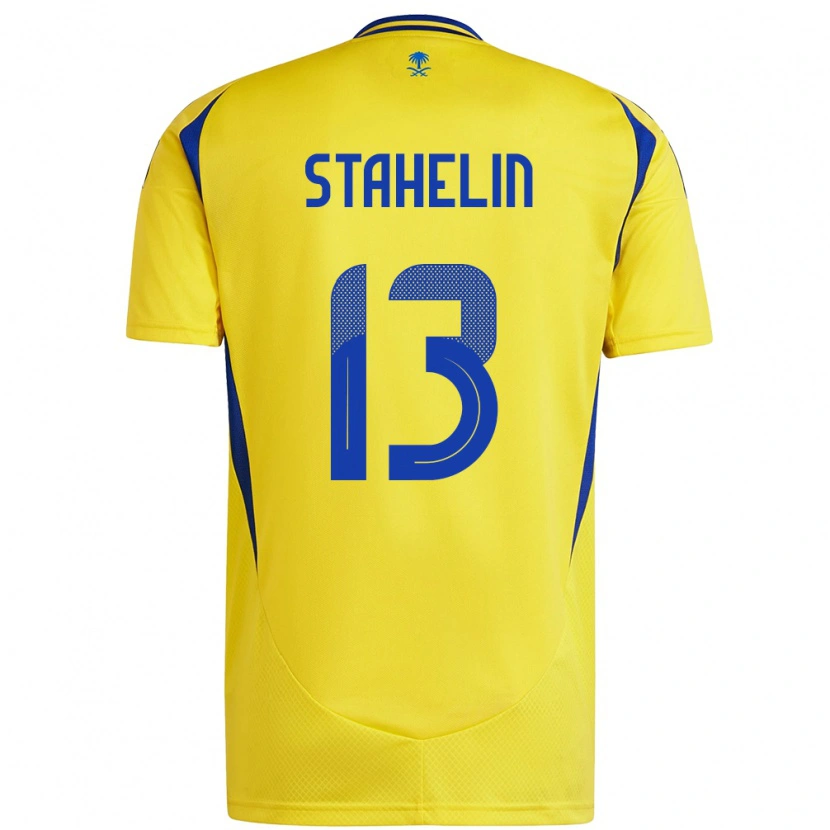 Danxen Herren Izabela Stahelin #13 Gelb Blau Heimtrikot Trikot 2024/25 T-Shirt Schweiz