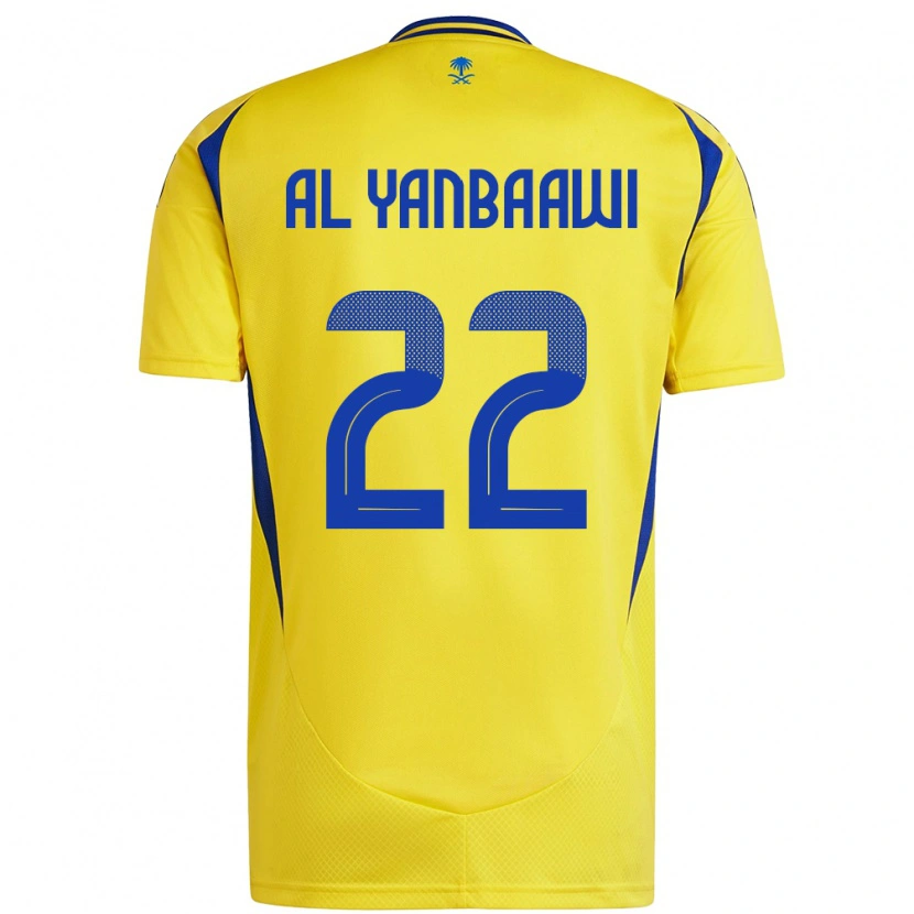 Danxen Herren Tahani Al-Yanbaawi #22 Gelb Blau Heimtrikot Trikot 2024/25 T-Shirt Schweiz