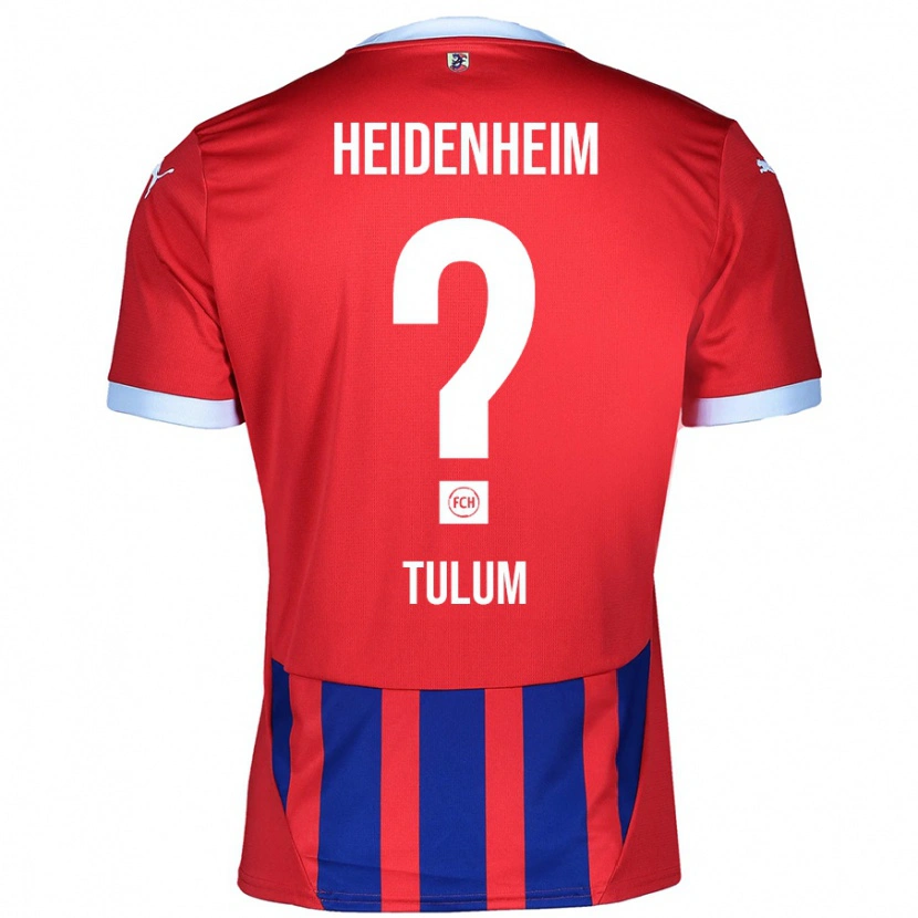 Danxen Herren Melih Tulum #0 Rot Blau Heimtrikot Trikot 2024/25 T-Shirt Schweiz