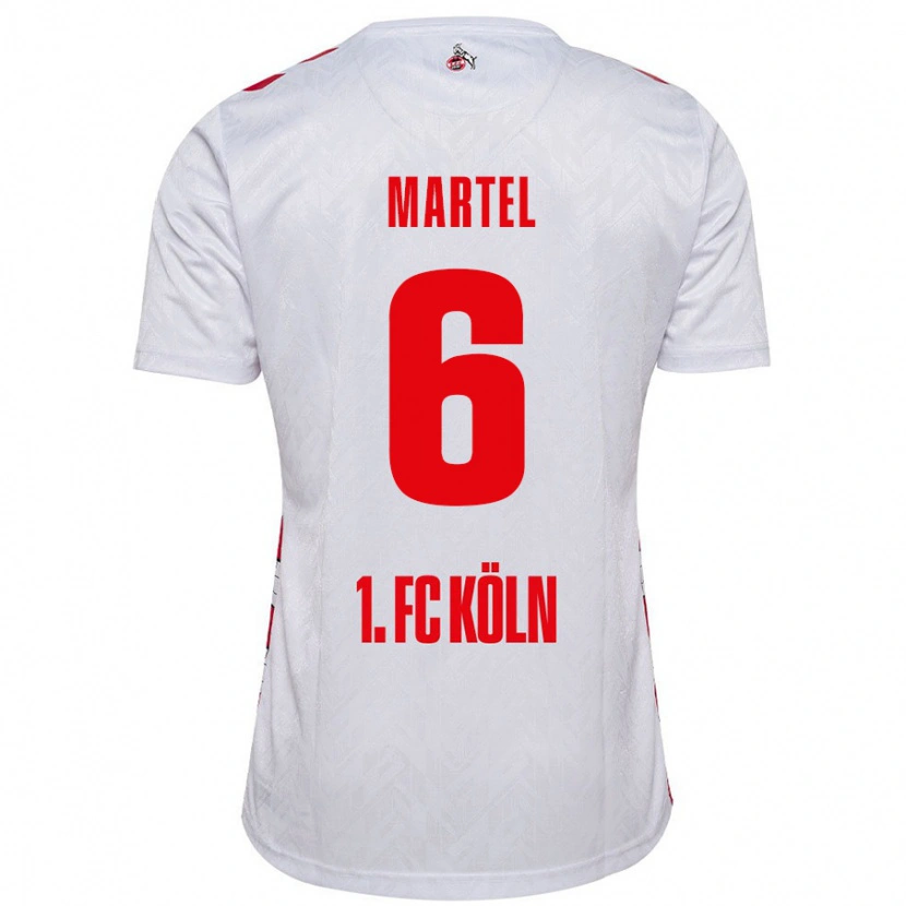 Danxen Herren Eric Martel #6 Weiß Rot Heimtrikot Trikot 2024/25 T-Shirt Schweiz