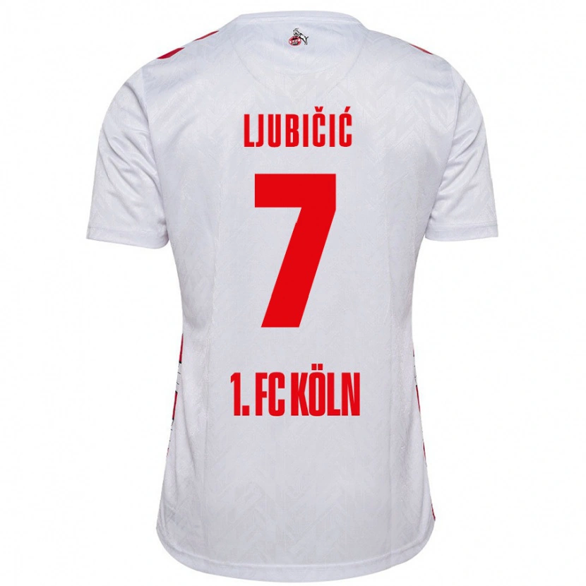 Danxen Herren Dejan Ljubicic #7 Weiß Rot Heimtrikot Trikot 2024/25 T-Shirt Schweiz