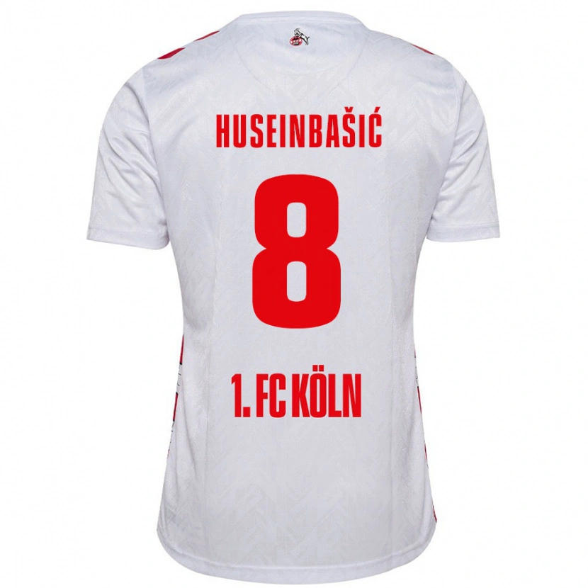 Danxen Herren Denis Huseinbasic #8 Weiß Rot Heimtrikot Trikot 2024/25 T-Shirt Schweiz