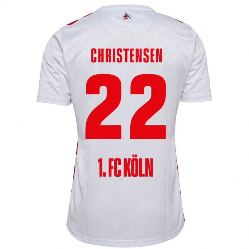 Danxen Herren Jacob Christensen #22 Weiß Rot Heimtrikot Trikot 2024/25 T-Shirt Schweiz