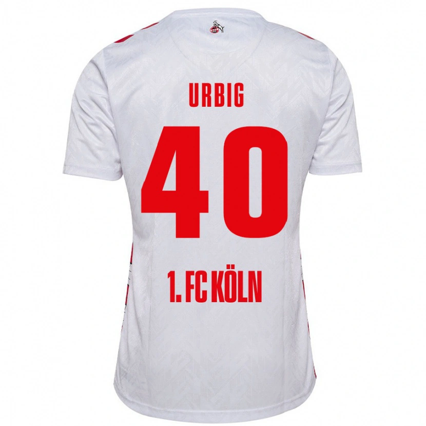 Danxen Herren Jonas Urbig #40 Weiß Rot Heimtrikot Trikot 2024/25 T-Shirt Schweiz