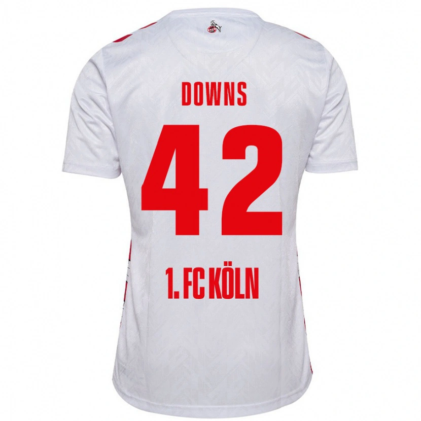 Danxen Herren Damion Downs #42 Weiß Rot Heimtrikot Trikot 2024/25 T-Shirt Schweiz