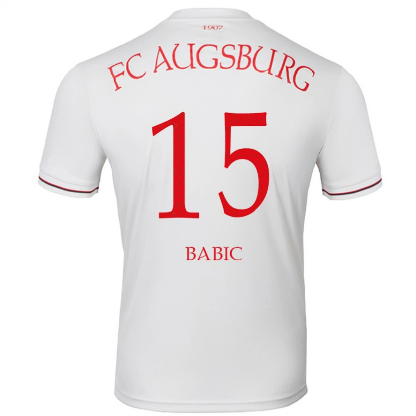 Danxen Herren David Babic #15 Weiß Heimtrikot Trikot 2024/25 T-Shirt Schweiz