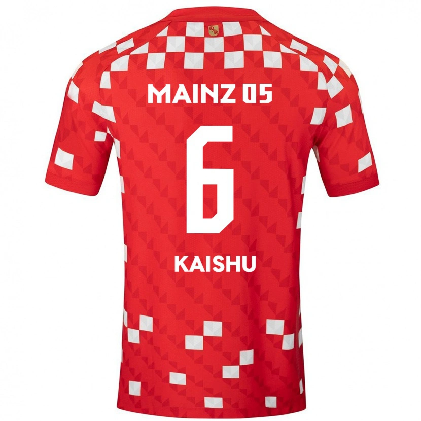 Danxen Herren Kaishu Sano #6 Weiß Rot Heimtrikot Trikot 2024/25 T-Shirt Schweiz