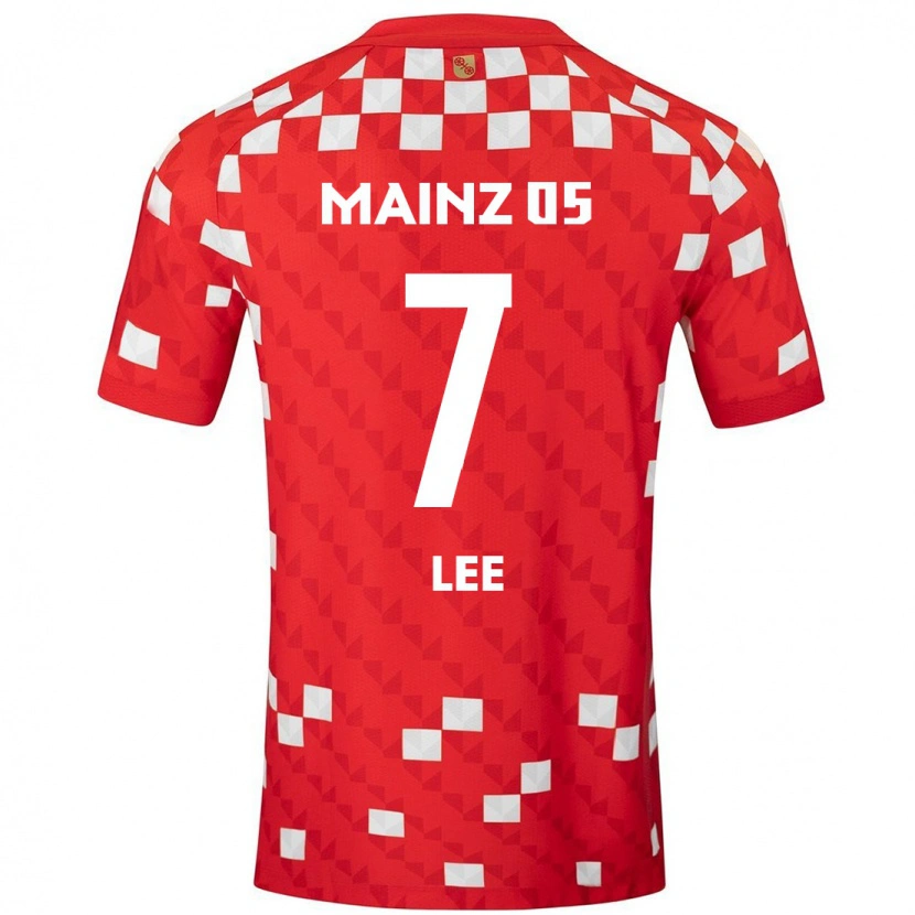 Danxen Herren Jae-Sung Lee #7 Weiß Rot Heimtrikot Trikot 2024/25 T-Shirt Schweiz