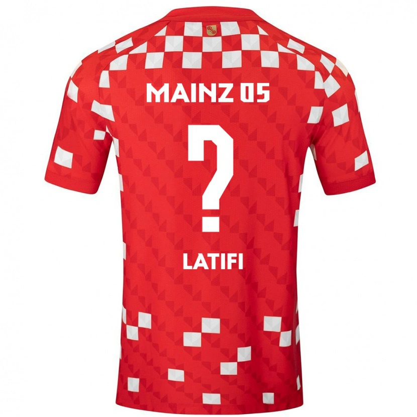 Danxen Herren Artan Latifi #0 Weiß Rot Heimtrikot Trikot 2024/25 T-Shirt Schweiz