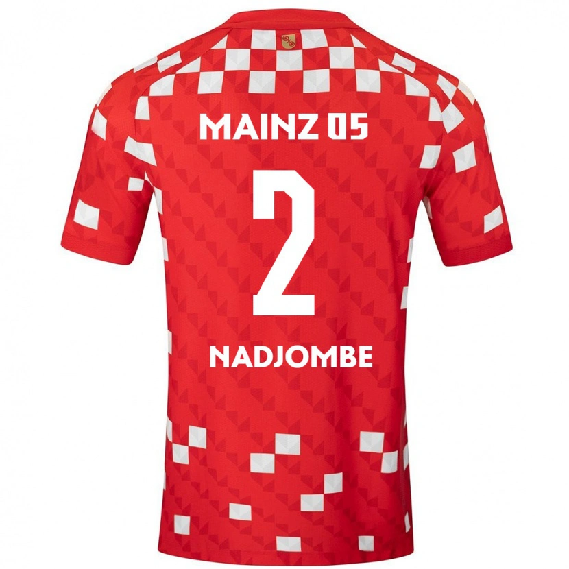 Danxen Herren Jean-Marie Nadjombe #2 Weiß Rot Heimtrikot Trikot 2024/25 T-Shirt Schweiz