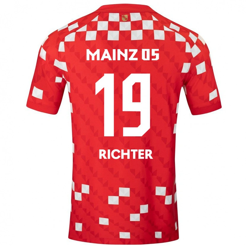 Danxen Herren Marc Richter #19 Weiß Rot Heimtrikot Trikot 2024/25 T-Shirt Schweiz