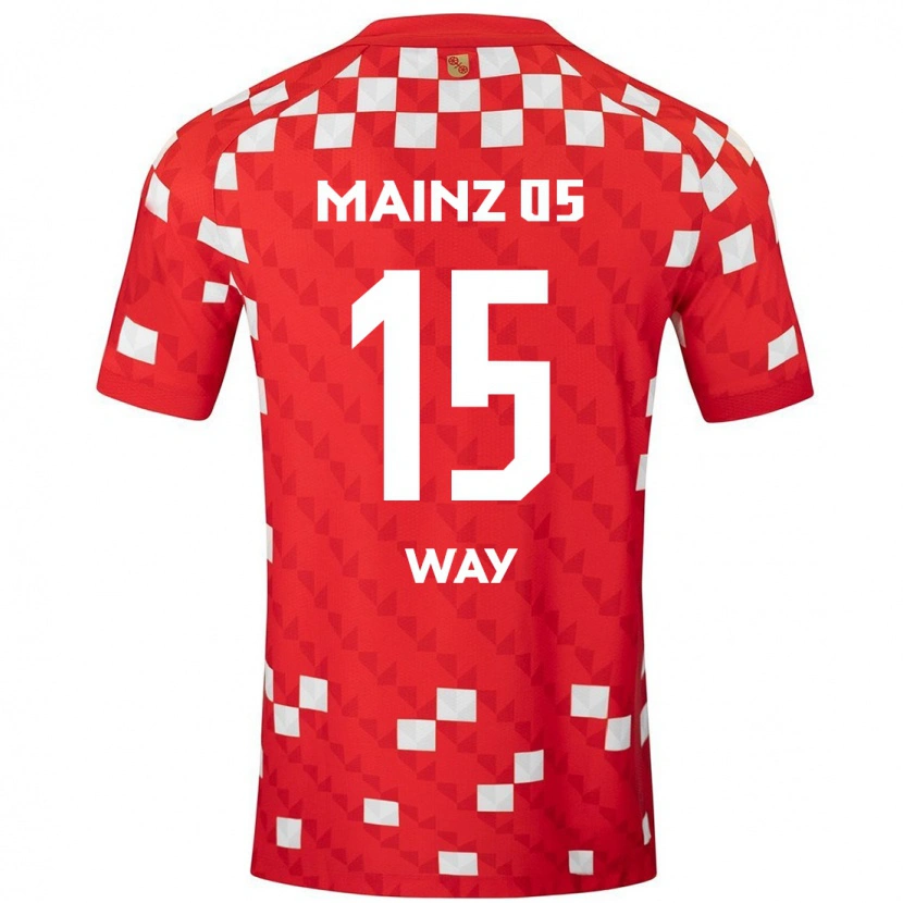 Danxen Herren Cecilia Way #15 Weiß Rot Heimtrikot Trikot 2024/25 T-Shirt Schweiz