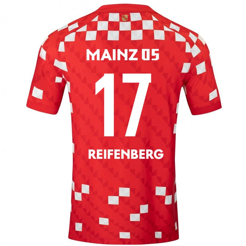 Danxen Herren Michelle Reifenberg #17 Weiß Rot Heimtrikot Trikot 2024/25 T-Shirt Schweiz