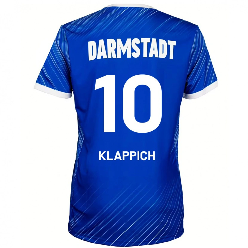 Danxen Herren Luis Klappich #10 Blau Weiß Heimtrikot Trikot 2024/25 T-Shirt Schweiz